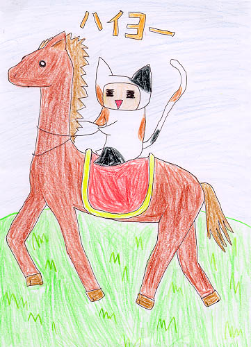 乗馬のイラスト